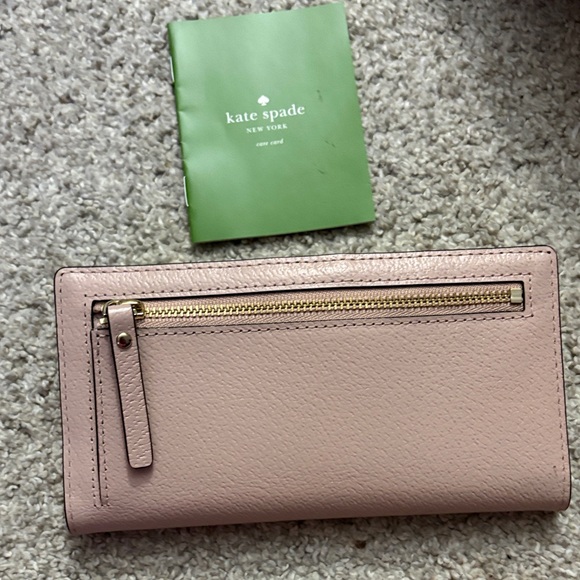 Kate Spade Blush Pink Textured Clutch - Picture 3 of 16